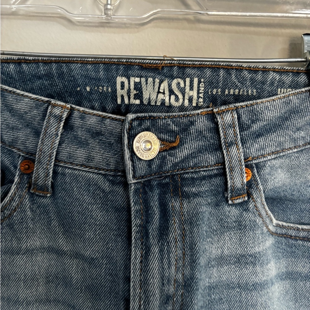 Rewash Women’s Denim Relaxed frayed jeans Size 29
